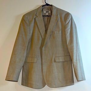 Tan Suit jacket.